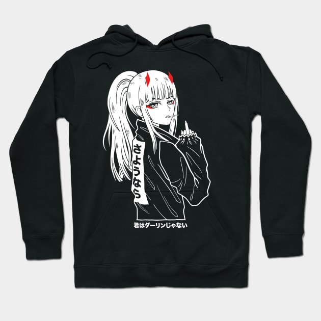 Zero two Hoodie by Vhitostore